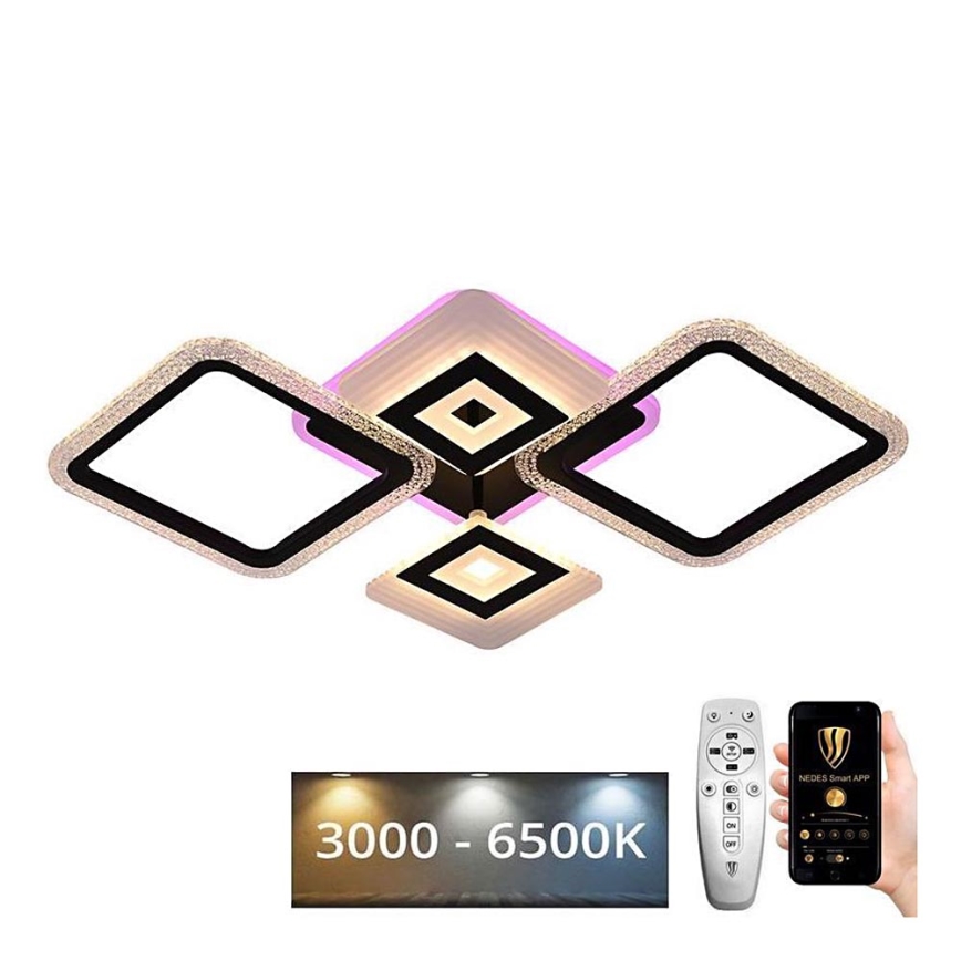 LED RGB Dimmbarer Deckenleuchter LED/65W/230V 3000-6500K + Fernbedienung