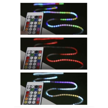 LED RGB dimmbarer Streifen FLEX-BAND 5m LED/24W/230V IP65 + FB