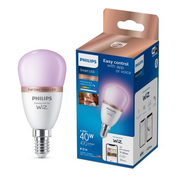 LED RGB-dimmbares Leuchtmittel Philips SMART P45 E14/4,9W/230V 2200-6500K CRI 90