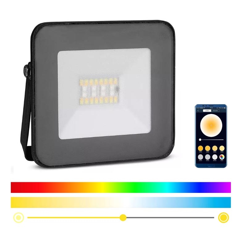 LED-RGB-Flutlicht LED/20W/230V IP65 schwarz