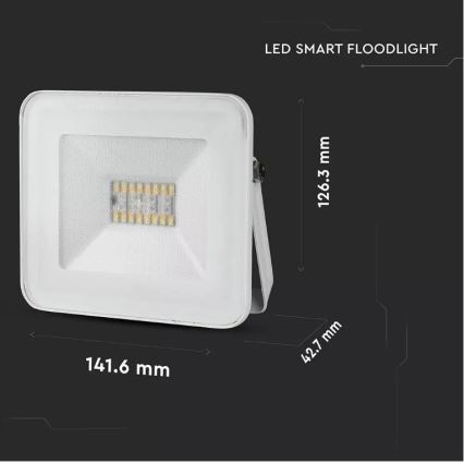 LED-RGB-Flutlicht LED/20W/230V IP65 weiß