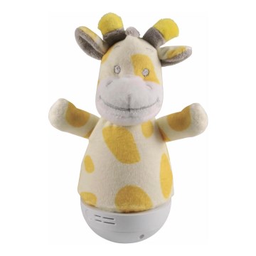 LED RGB Kinder-Nachtlicht mit Melodie 3xAAA/5V Giraffe