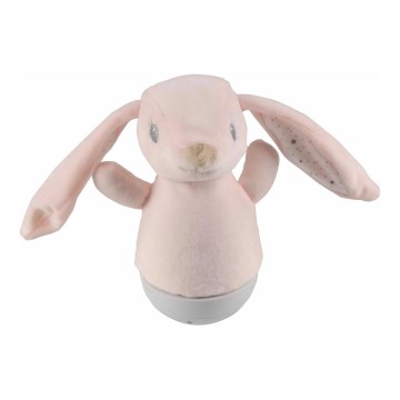 LED RGB Kinder-Nachtlicht mit Melodie 3xAAA/5V Hase