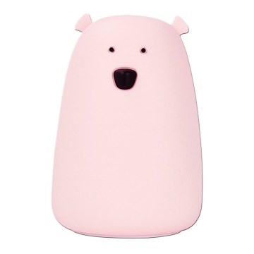 LED RGB Kinder-Touchlampe BÄR LED/0,8W/5V rosa + USB