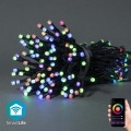 LED RGB-Lichterkette für den Außenbereich, 84 LEDs, 8 Funktionen, 13 m, IP65, Tuya-WLAN