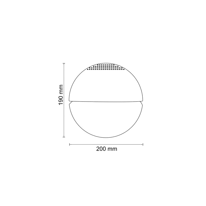 LED RGB Lufterfrischer ORBIT 1,1l 14W/230V