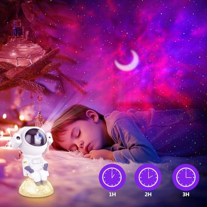 LED-RGB-Projektor 3-in-1 LED/5W/5V 3000/4000/6000K Astronaut mit Fernbedienung
