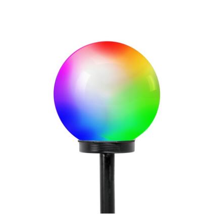 LED-RGB-Solarlampe mit Sensor SPHERE LED/1,2 V IP44 200 mAh Ø 20 cm