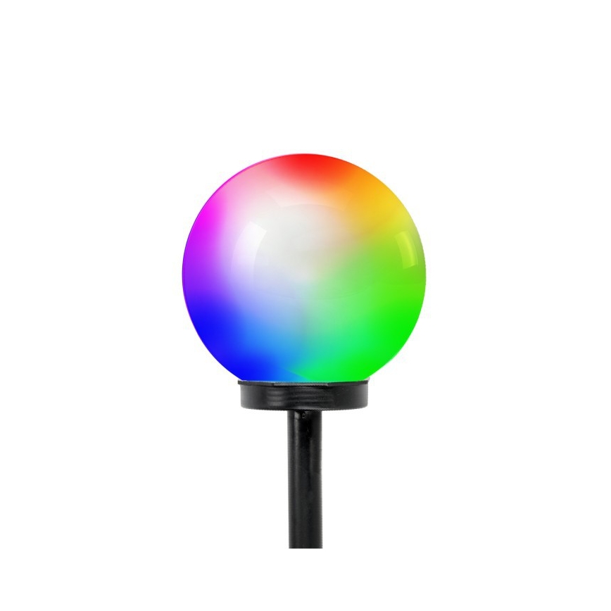 LED-RGB-Solarlampe mit Sensor SPHERE LED/1,2 V IP44 200 mAh Ø 20 cm