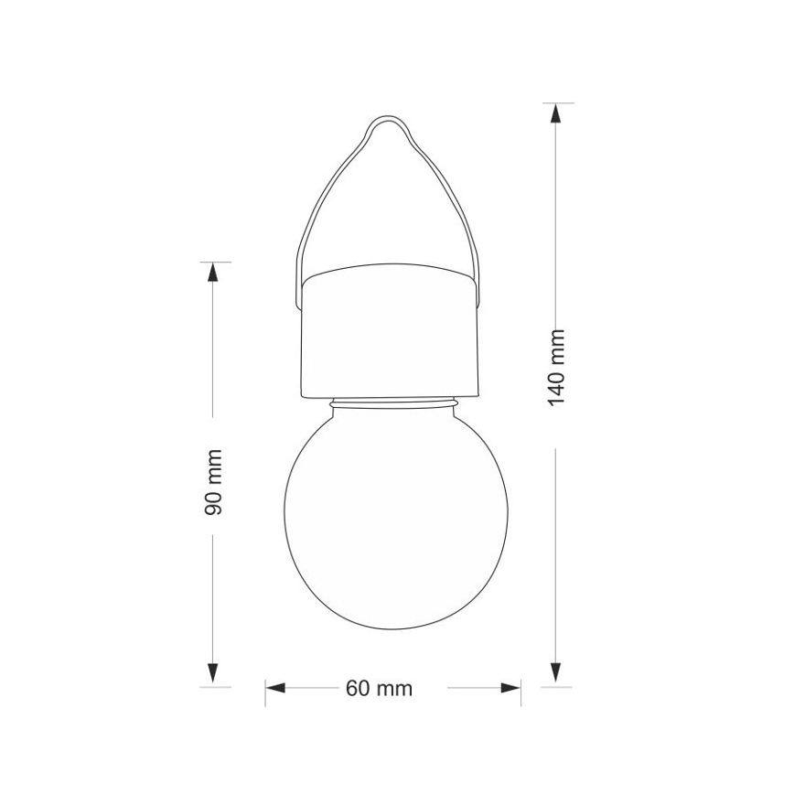LED RGB Solarleuchte 1,2V 2/3AA IP44 schwarz