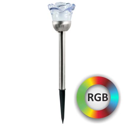 LED RGB Solarleuchte ROSE LED/1,2V 100 mAh IP44