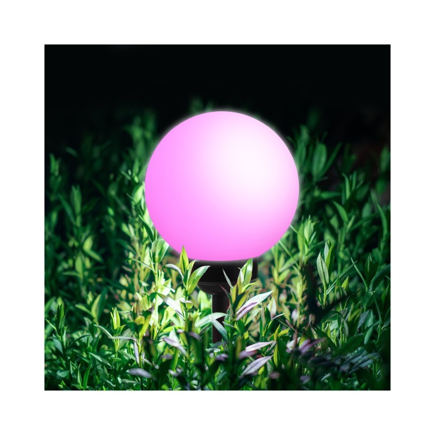 LED RGB Solarleuchte SPHERE, LED/1,2 V, IP44, 200 mAh, Ø 20 cm