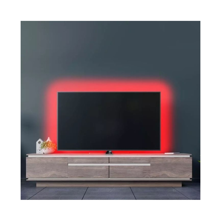 LED-RGB-Streifen 2x5m LED/4,8W/230V + FB