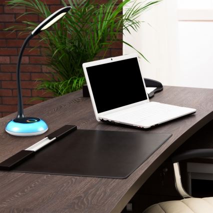 LED Tischlampe COSMOS LED-RGB/6,5W/230V schwarz