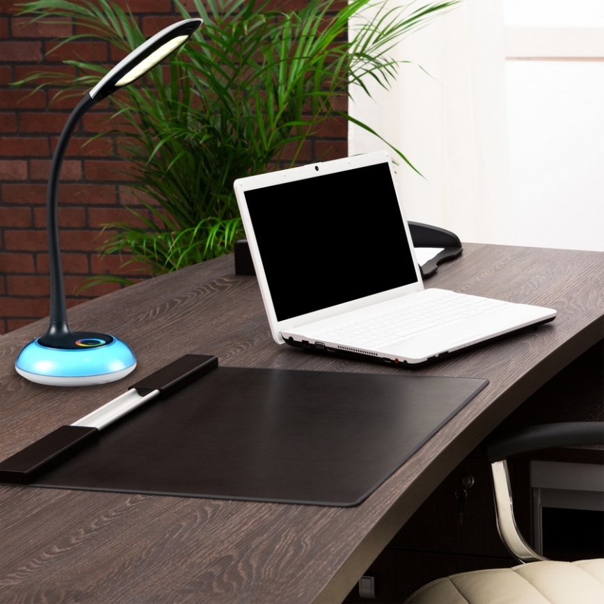 LED Tischlampe COSMOS LED-RGB/6,5W/230V schwarz