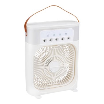 LED RGB Tischventilator mit Nebeleffekt 10W/5V