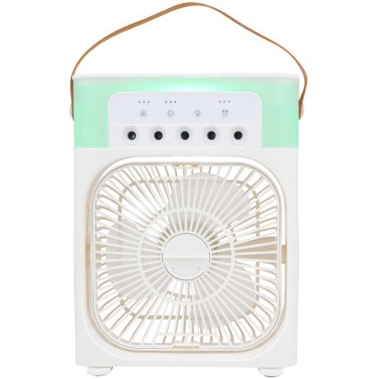 LED RGB Tischventilator mit Nebeleffekt 10W/5V