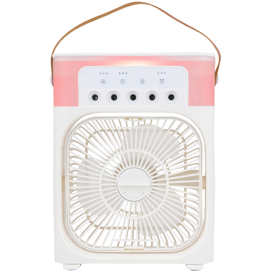 LED RGB Tischventilator mit Nebeleffekt 10W/5V