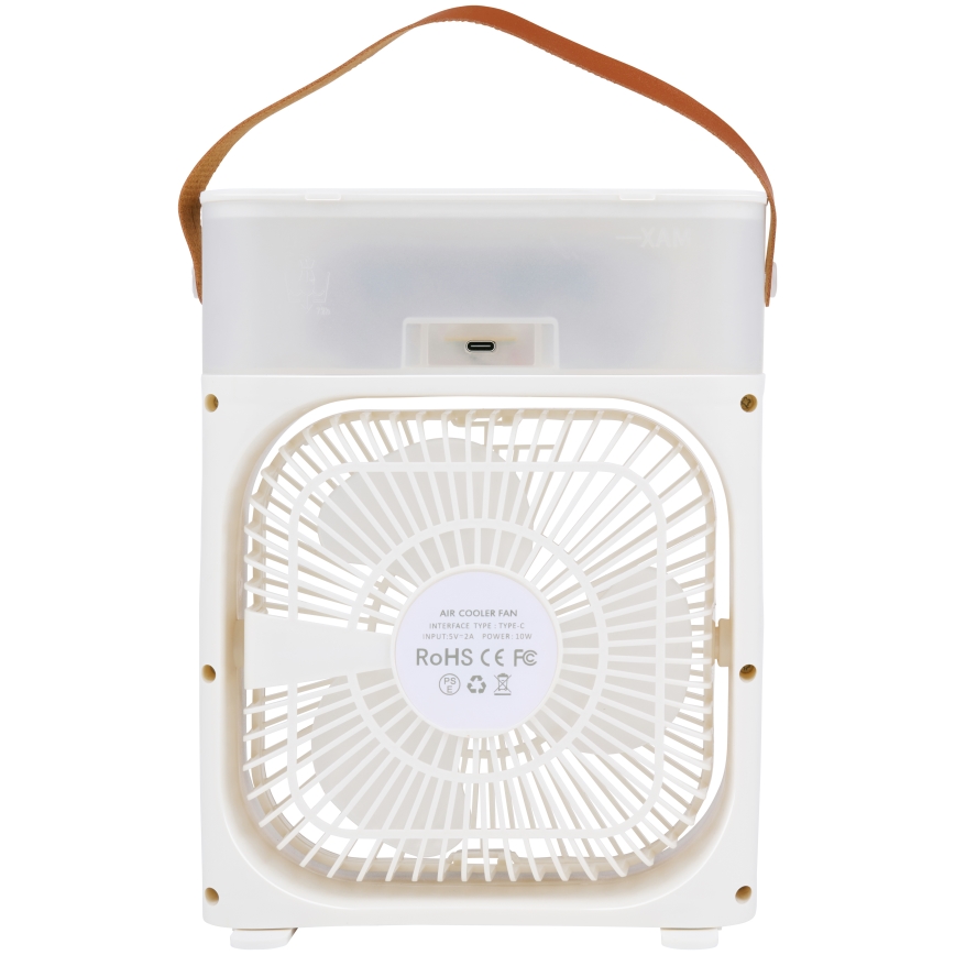 LED RGB Tischventilator mit Nebeleffekt 10W/5V