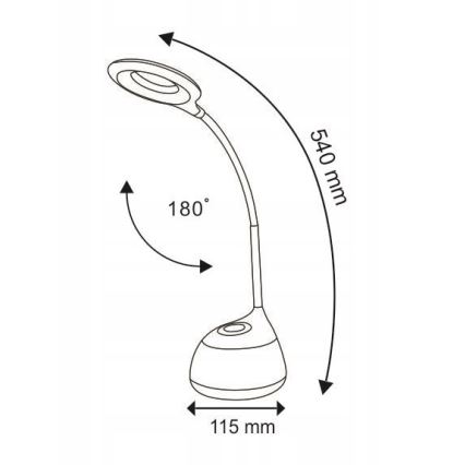 LED RGB Touch-dimmable Tischlampe GALACTIC LED/5W/230V