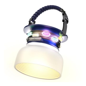 LED RGB Tragbare Solar-Ladlampe mit LED-Lichterkette LED/10W/5V 3600 mAh IP65 3600 mAh