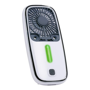 LED RGB wiederaufladbarer Taschenventilator mit Vernebelungsfunktion 3,7V 1200 mAh