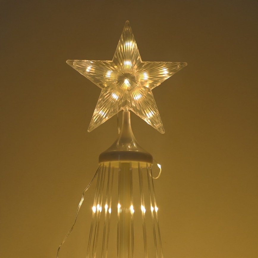 LED RGBW dimmbar Außen-Weihnachtsdekoration LED/4W/230V 180 cm IP44 Weihnachtsbaum + Fernbedienung