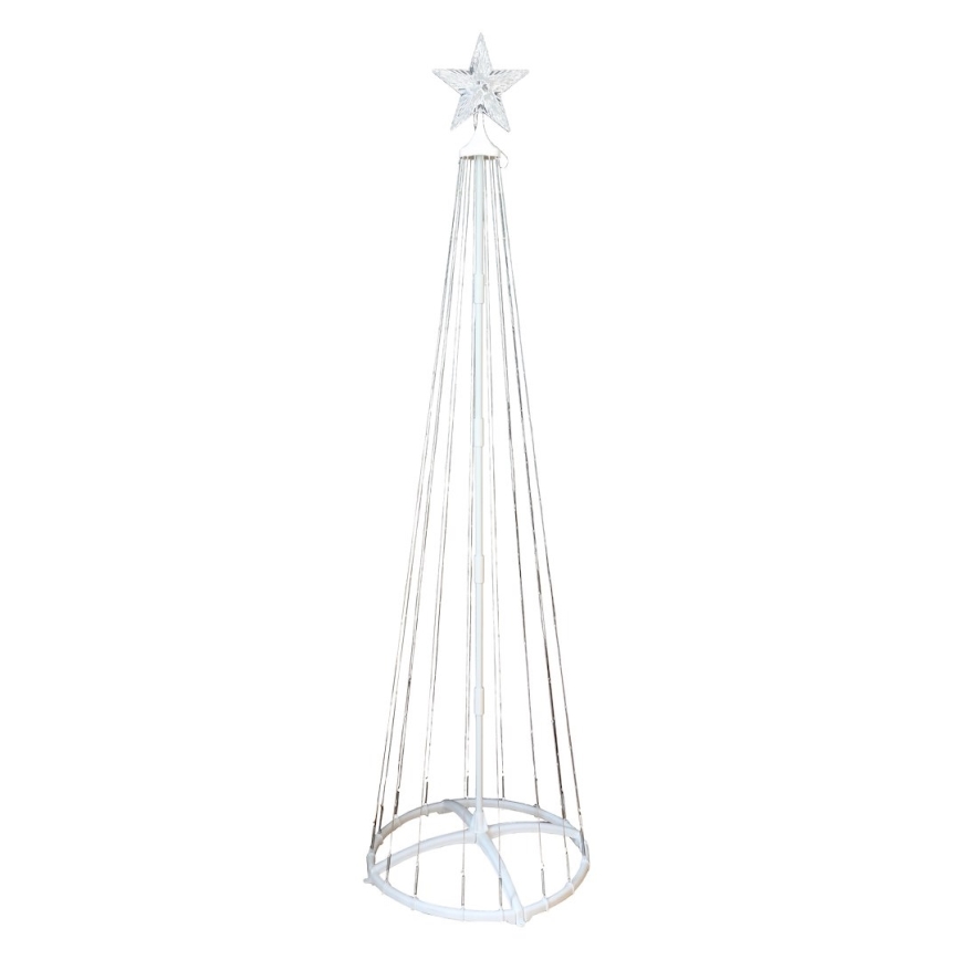 LED RGBW dimmbar Außen-Weihnachtsdekoration LED/4W/230V 180 cm IP44 Weihnachtsbaum + Fernbedienung