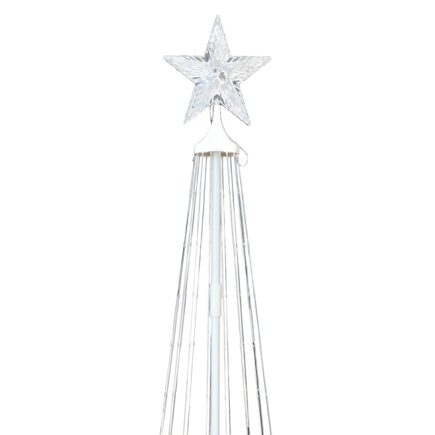 LED RGBW dimmbar Außen-Weihnachtsdekoration LED/4W/230V 180 cm IP44 Weihnachtsbaum + Fernbedienung