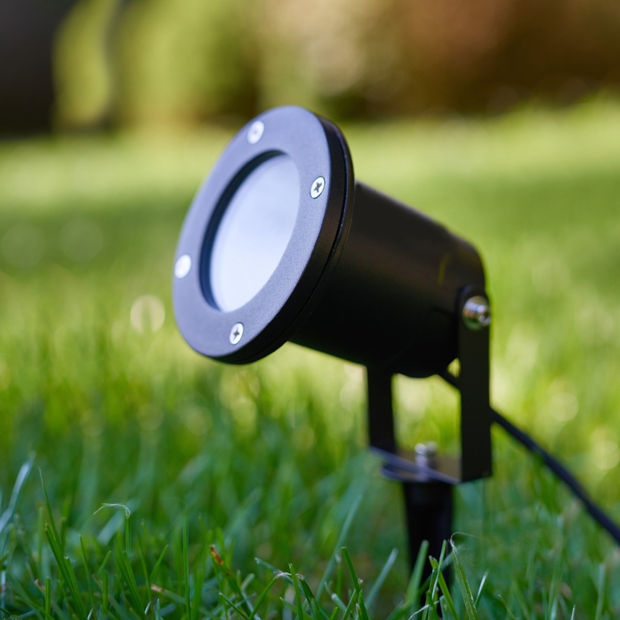 LED RGBW dimmbare Außenleuchte BLAKE 1xGU10/4,8W/230V IP65 + Fernbedienung