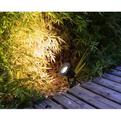 LED RGBW dimmbare Außenleuchte BLAKE 1xGU10/6W/230V IP65 + Fernbedienung