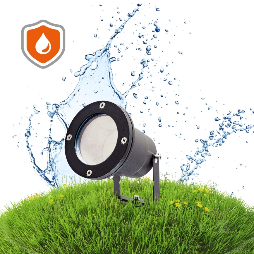 LED RGBW dimmbare Außenleuchte BLAKE 1xGU10/6W/230V IP65 + Fernbedienung