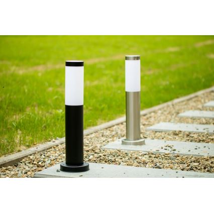 LED RGBW dimmbare Außenleuchte LIVIA 1xE27/6,5W/230V 2700-6500K Wi-Fi 45 cm IP44 silber