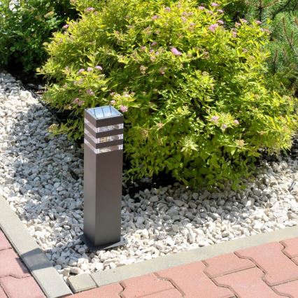LED RGBW dimmbare Außenleuchte TEKSAS 1xE27/9W/230V 2700-6500K Wi-Fi 44 cm IP44 Anthrazit