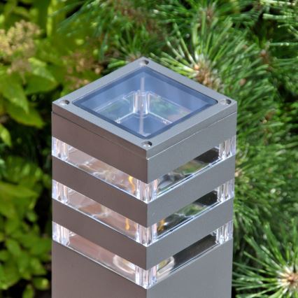 LED RGBW dimmbare Außenleuchte TEKSAS 1xE27/9W/230V 2700-6500K Wi-Fi 44 cm IP44 Anthrazit