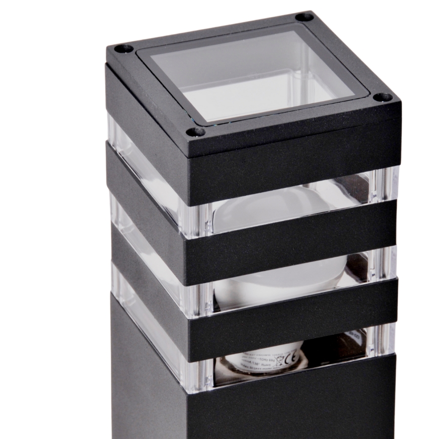 LED RGBW dimmbare Außenleuchte TEKSAS 1xE27/9W/230V 2700-6500K Wi-Fi 74 cm IP44 anthrazit
