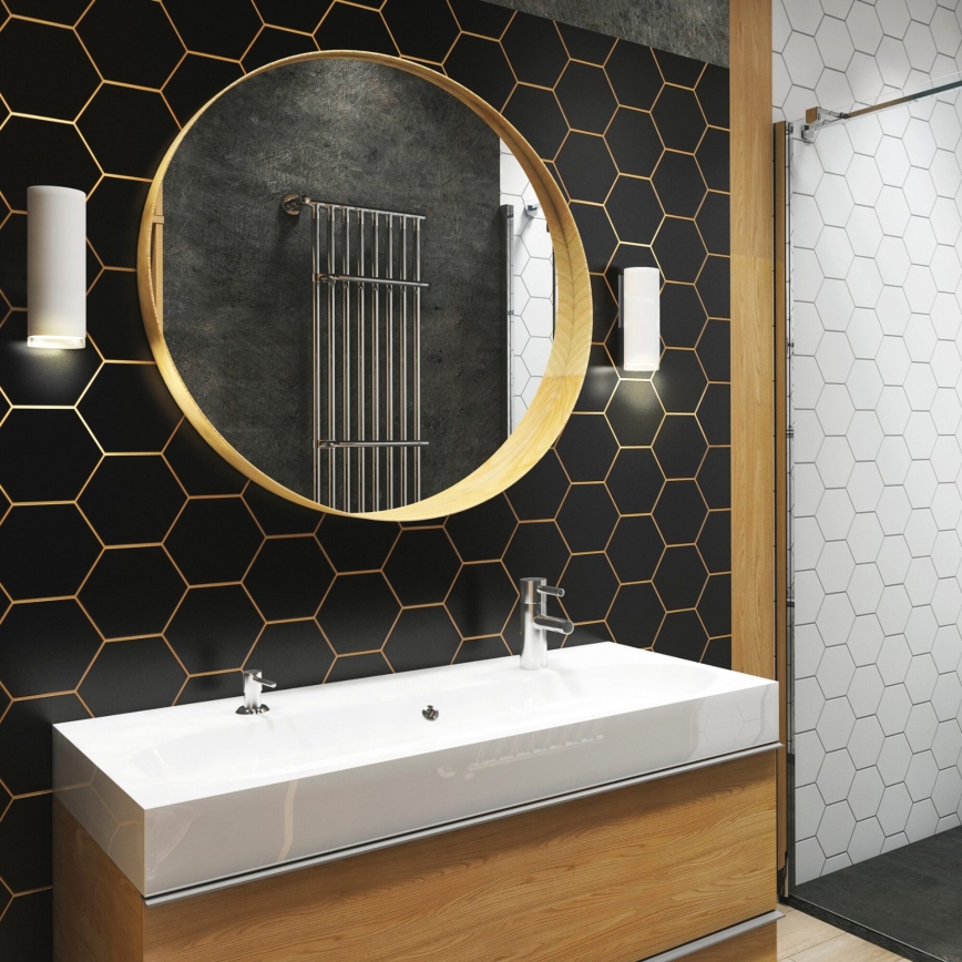 LED RGBW dimmbare Badezimmer-Wandleuchte TURYN 1xGU10/6W/230V 3000K Wi-Fi IP44 weiß