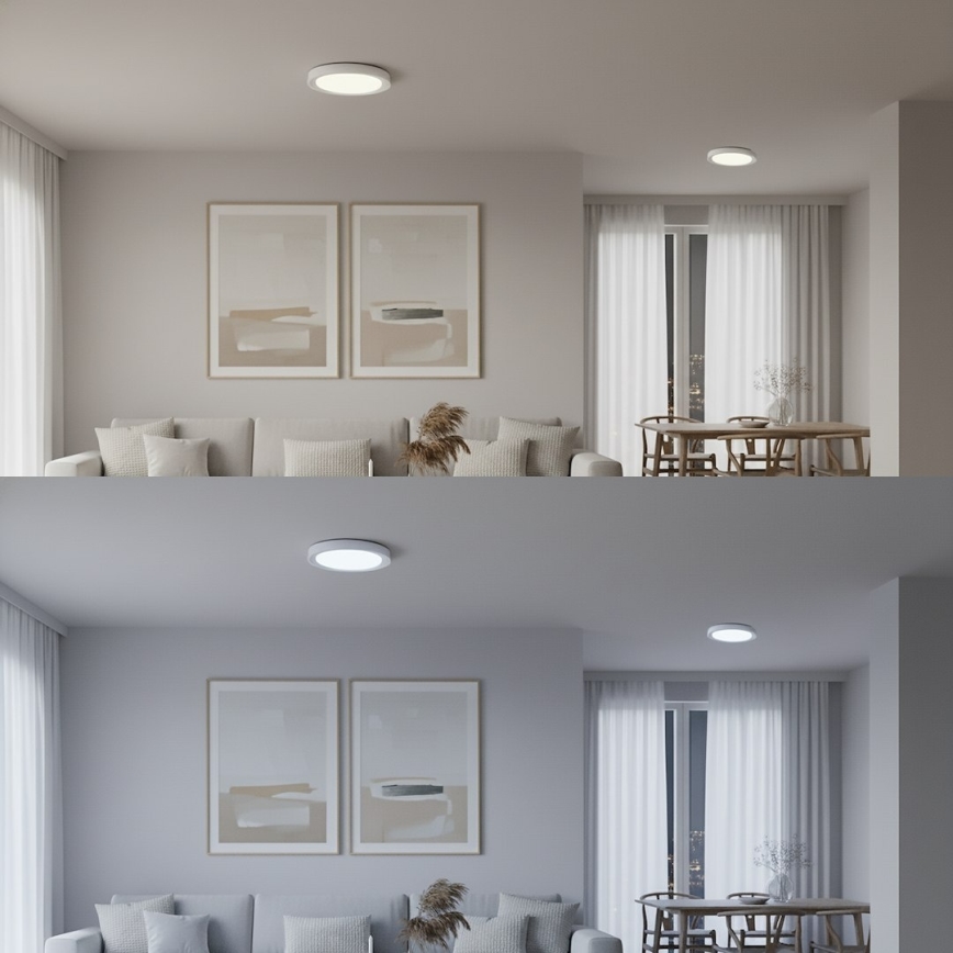 LED RGBW dimmbare Deckenleuchte MELO LED/36W/230V 3000-6000K Ø 39 cm weiß + Fernbedienung