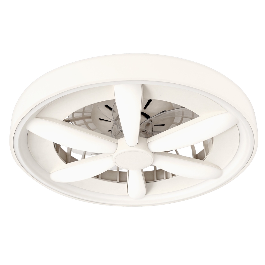 Dimmbare LED-RGBW-Deckenleuchte mit Ventilator MALAWI LED/48W/230V 3000-6500K weiß + Fernbedienung