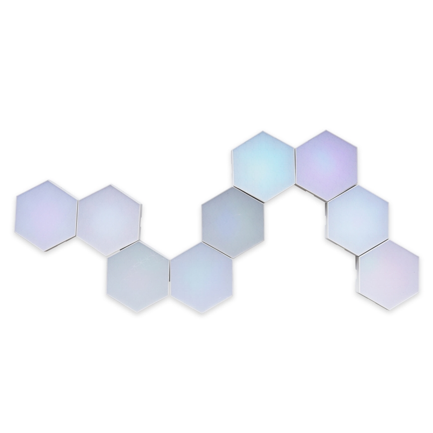 SET 9x LED RGBW Dimmbare Deko-Wandleuchte MAYA LED/1W/230V + Fernbedienung