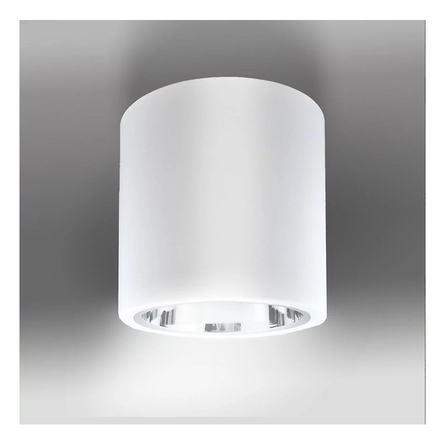 LED RGBW dimmbare Einbauleuchte JUPITER 1xE27/6,5W/230V 2700-6500K Wi-Fi Ø 9,8 cm weiß