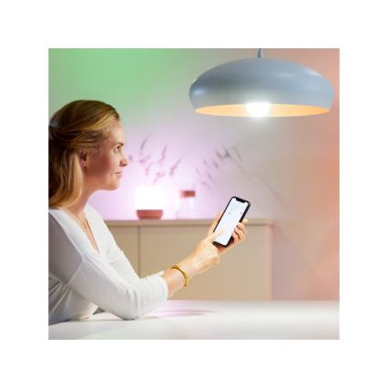 LED RGBW Dimmbare Glühbirne C37 E14/4,9W/230V 2200-6500K CRI 90 Wi-Fi -WiZ