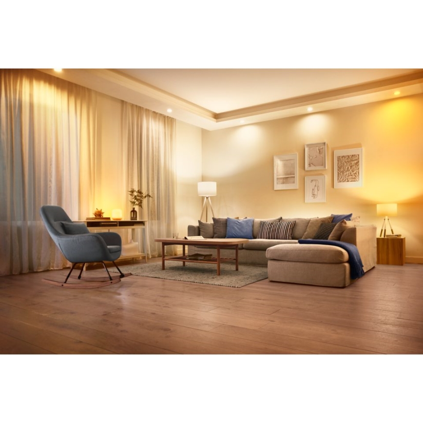 LED RGBW Dimmbare Glühbirne PAR16 GU10/4,7W/230V 2200-6500K CRI 90 Wi-Fi - WiZ