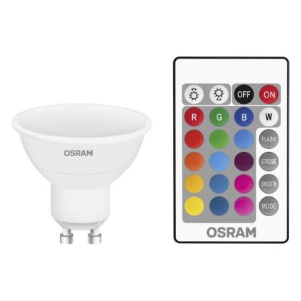 LED RGBW Dimmbare Glühbirne STAR GU10/4,5W/230V 2700K + DO - Osram