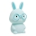 LED RGBW Dimmbare Kinder-Leuchte mit Touch-Funktion FLORKA LED/1W/5V USB 1200 mAh Hase blau