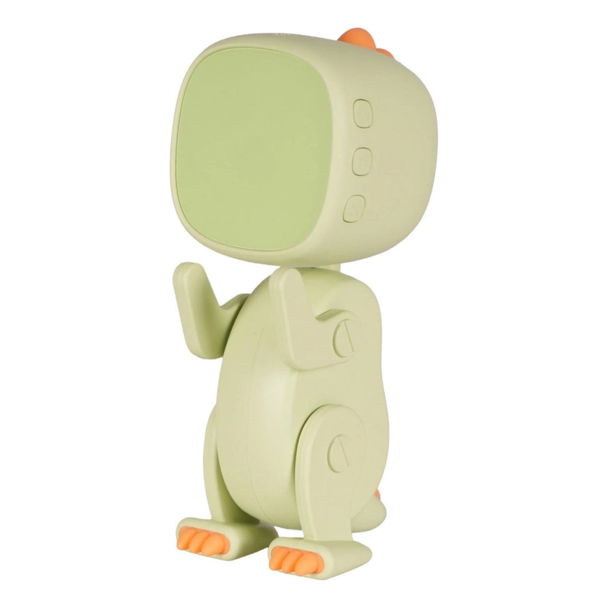 LED RGBW Dimmbare, kleine Kinder-Nachtleuchte mit Wecker ROBOT LED/1W/5V 1200 mAh