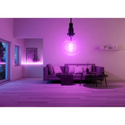 LED RGBW dimmbare SMART+ FILAMENT Glühbirne E27/4,8W/230V 2700-6500K Wi-Fi - Ledvance