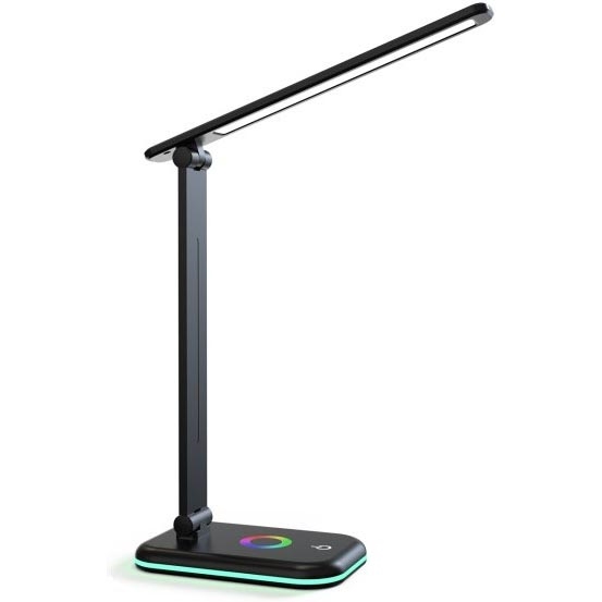 LED RGBW Dimmbare Tischleuchte NOBLITE LED/7W/5V 3000/4000/6500K schwarz