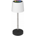 LED RGBW dimmbare Touch-Außen-Tischlampe, wiederaufladbar, LED/2W/5V, IP44, 1200 mAh, grau
