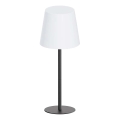 LED RGBW dimmbare Touch-Tischleuchte für den Außenbereich LUCIA LED/2W/5V 1800/2700/6500K 3600 mAh IP44 schwarz